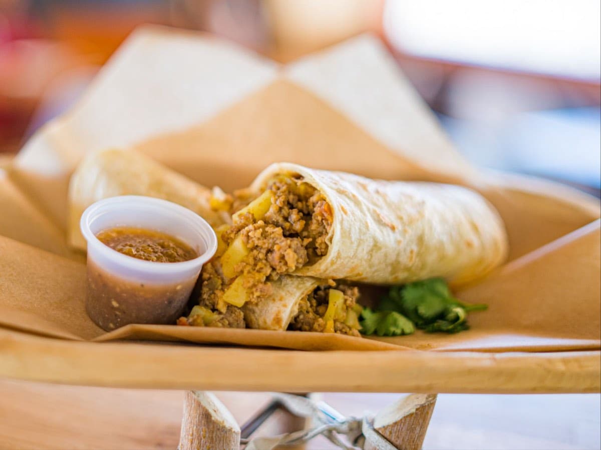 Picadillo Burrito